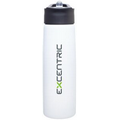 24 Oz. H2go Hydra White Stainless Steel Bottle